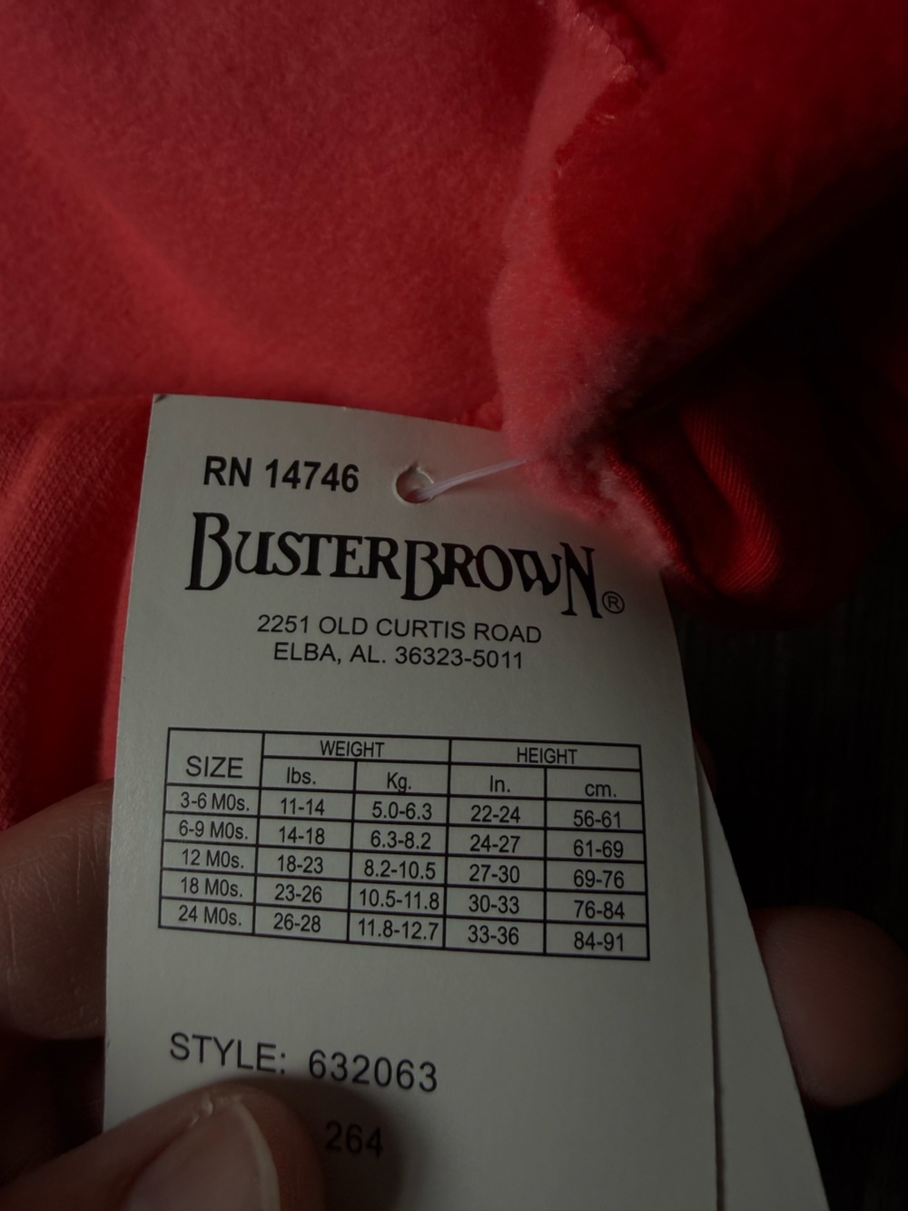 VTG NEW 3 Piece Buster Brown Fleece Outfit Jacket Floral 12 Months Outfit - Picture 6 of 9